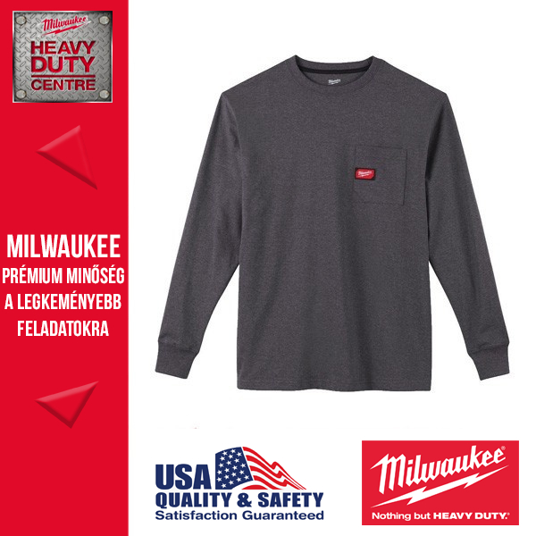 Milwaukee WTLSG-M WORKSKIN Hosszú ujjú munkás póló, M