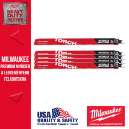 Milwaukee HEAVY DUTY TORCH NITRUS CARBIDE Fűrészlap, 300 mm - 5db