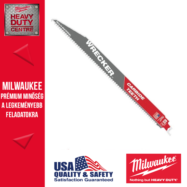 Milwaukee Többfunkciós nagy teljesítményű WRECKER karbidfogas fűrészlap, 300 mm - 1db