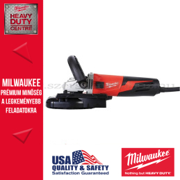 MILWAUKEE AGV 15-125 XE DEG-SET SAROKCSISZOLÓ PORELVEZETŐ BURKOLATTAL,FORDULATSZÁM SZABÁLYZÁSSAL