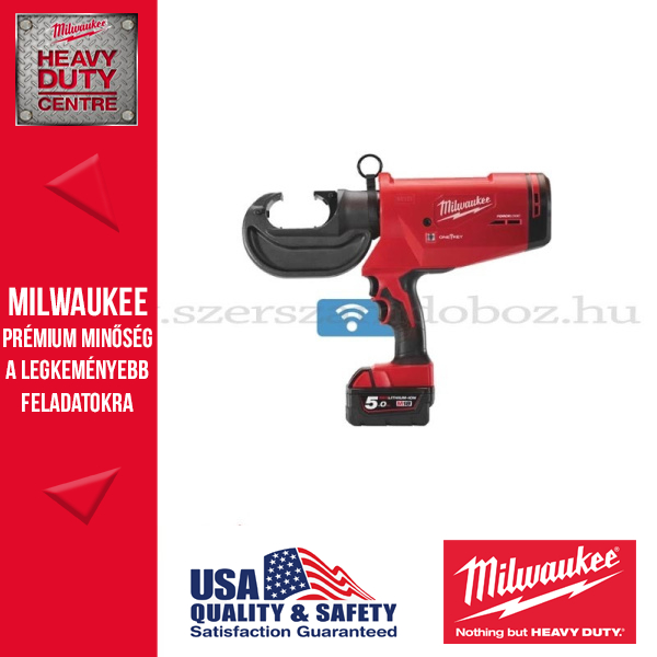 MILWAUKEE M18 HCCT109/42-522C HIDRAULIKUS KÁBELKRIMPELŐ 109 KN