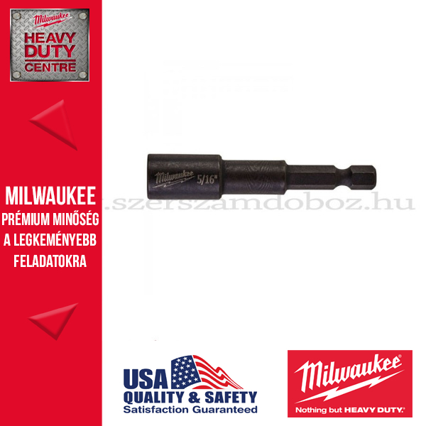 MILWAUKEE SHOCKWAVE MÁGNESES DUGÓKULCS 5/16 x 65 1 DB