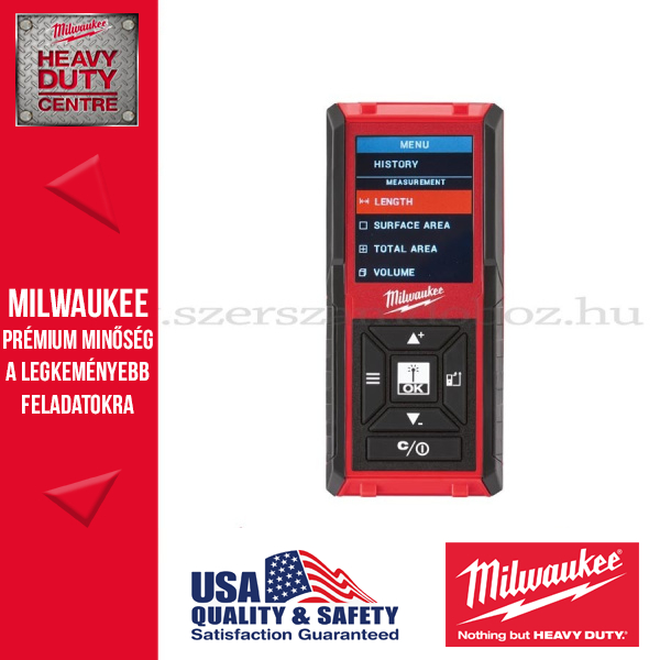 MILWAUKEE LDM 45 LÉZERES TÁVOLSÁGMÉRŐ 45 M