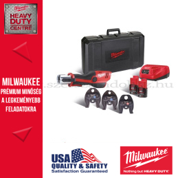 MILWAUKEE M12 HPT-202C V-KIT2 SZUPERKOMPAKT FORCE LOGIC HIDRAULIKUS PRÉS