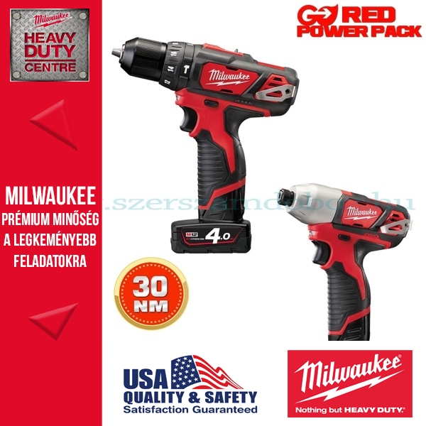 Milwaukee M12 BPP2B-421C Akkus Gépszett