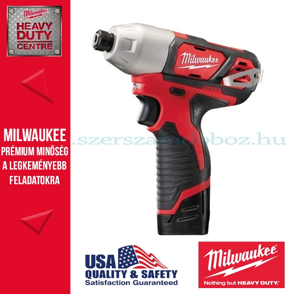 Milwaukee M12 BID-202C Akkus szuperkompakt ütvecsavarozó