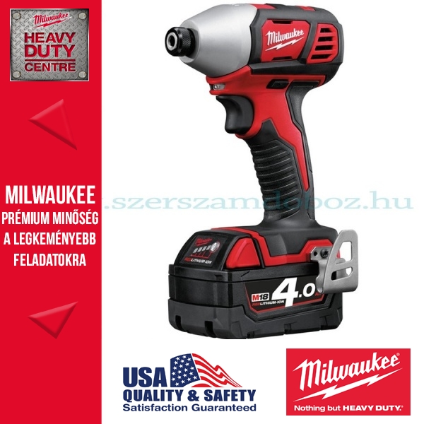 Milwaukee M18 BID-402C Akkus kompakt ütvecsavarozó
