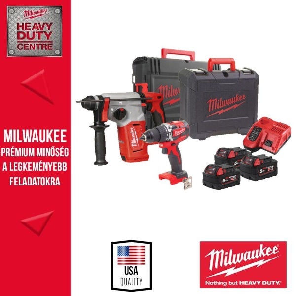 Milwaukee M18PP2PA-503X M18 ERŐCSOMAG