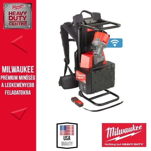 MILWAUKEE MXF CVBPKIT-602 MX FUEL Akkus háti betonvibrátor tömlővel, fejjel / Akkuval és töltővel /