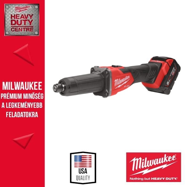 Milwaukee M18 FDGRB-502X M18 FUEL EGYENES CSISZOLÓ FÉKEZŐ FUNKCIÓVAL ÉS CSÚSZTATHATÓ KAPCSOLÓVAL